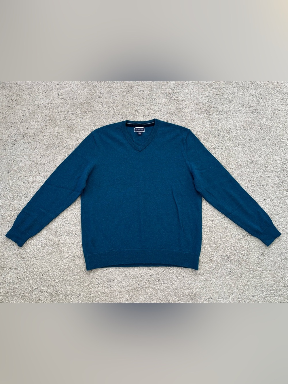 Club Room V Neck Merino Wool Sweater